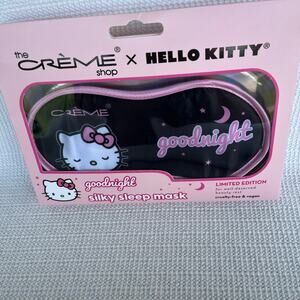 Hello kitty X the crème shop new in box good night silky sleep mask by Sanrio